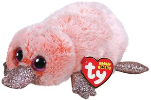 Plīša rotaļlieta TY Beanie Boos WILMA - rozā pīļknābis, 15 cm, 36217 cena un informācija | Mīkstās (plīša) rotaļlietas | 220.lv