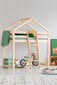 Gulta-mājiņa Dalidda-4 ar kāpnēm, 90x200 cm, ozola krāsā цена и информация | Bērnu gultas | 220.lv