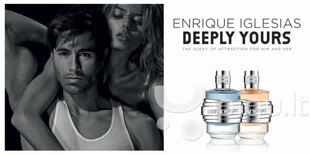Спрей дезодорант Enrique Iglesias Deeply Yours для женщин 75 мл цена и информация | Парфюмированная женская косметика | 220.lv