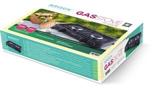 Gāzes plīts Brock Electronics GS 2002 BK цена и информация | Газовые горелки, баллоны | 220.lv