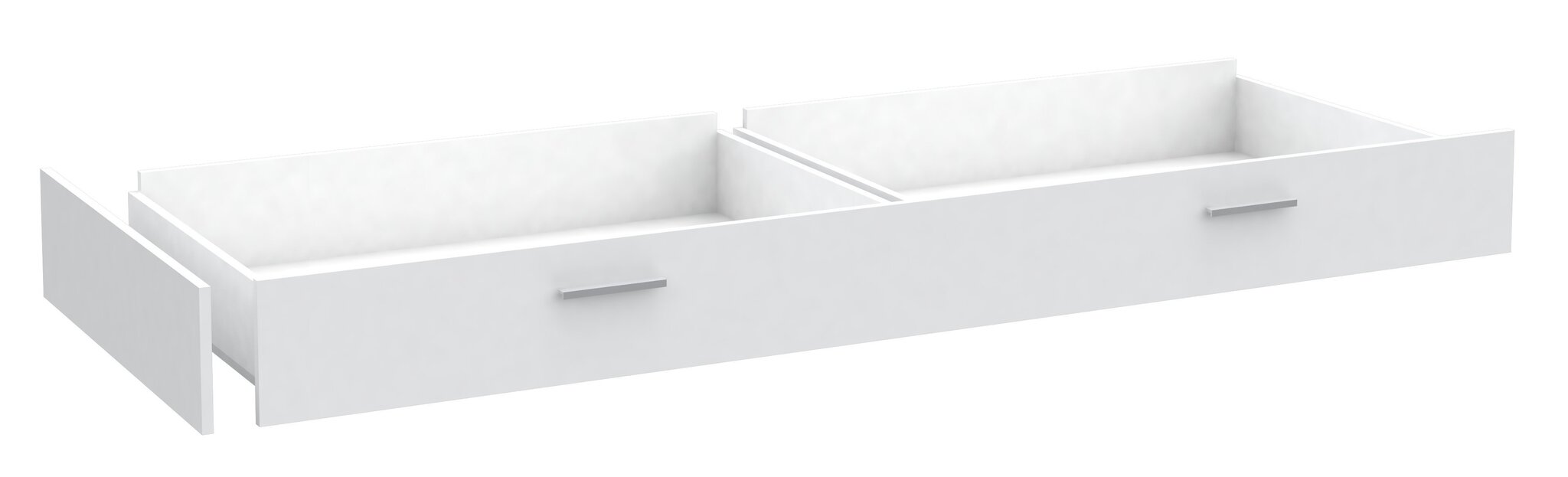 Gultas veļas kaste Snow SNWL01, balta cena un informācija | Gultas | 220.lv