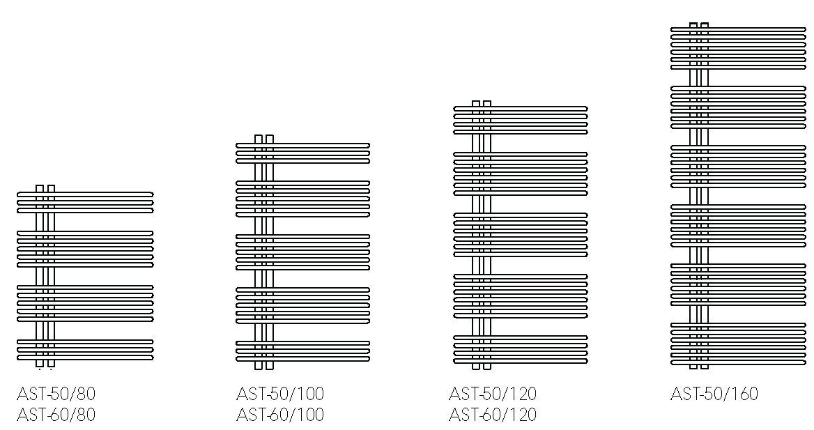 Dvieļu žāvētājs Instal Projekt Astro AST-50/100 cena un informācija | Dvieļu žāvētāji | 220.lv