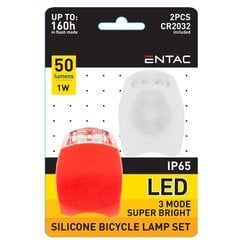 Velosipēda lampa Entac, 2 x 0.5W цена и информация | Фонарики | 220.lv