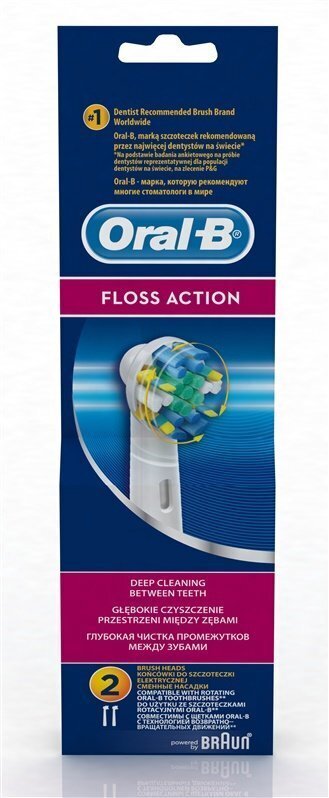 Braun EB 25-2 Oral-B FlossAction цена и информация | Uzgaļi elektriskajām zobu birstēm | 220.lv