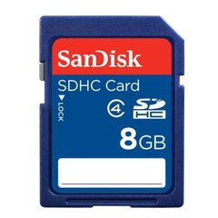 SanDisk Secure Digital HC 8GB cena un informācija | Atmiņas kartes fotokamerām | 220.lv