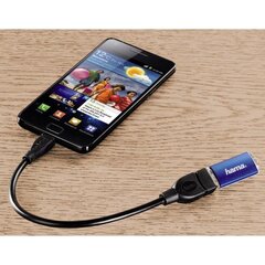 Адаптер micro USB 2.0 -- USB 2.0, Hama цена и информация | Кабели для телефонов | 220.lv