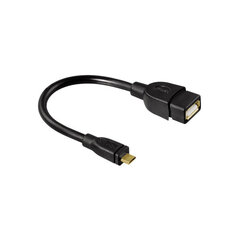 Адаптер micro USB 2.0 -- USB 2.0, Hama цена и информация | Адаптеры и USB разветвители | 220.lv