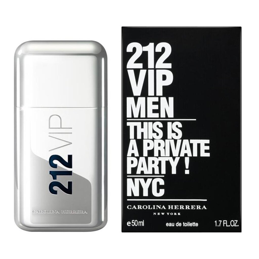 Vīriešu smaržas 212 Vip Carolina Herrera EDT: Tilpums - 50 ml цена и информация | Vīriešu smaržas | 220.lv