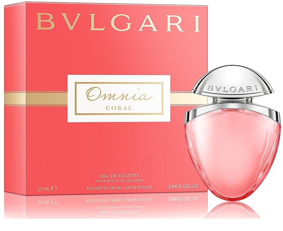 Tualetes ūdens Bvlgari Omnia Coral EDT sievietēm 25 ml cena un informācija | Sieviešu smaržas | 220.lv