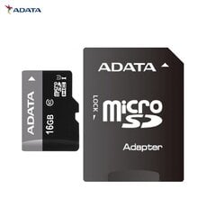 Карта памяти ADATA Premier UHS-I 16 ГБ, MicroSDHC, Fl цена и информация | Карты памяти для телефонов | 220.lv