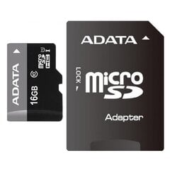 ADATA Premier UHS-I 16 GB, MicroSDHC, Fl цена и информация | Карты памяти для мобильных телефонов | 220.lv