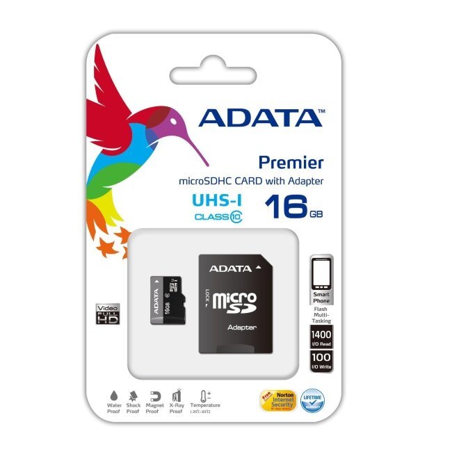 ADATA Premier UHS-I 16 GB, MicroSDHC, Fl цена и информация | Atmiņas kartes mobilajiem telefoniem | 220.lv