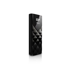 Silicon Power zibatmiņa 16GB Ultima U03, melna cena un informācija | USB Atmiņas kartes | 220.lv