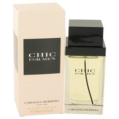 Vīriešu smaržas Carolina Herrera Chic For Men - Eau de Toilette Spray 100 ml cena un informācija | Vīriešu smaržas | 220.lv