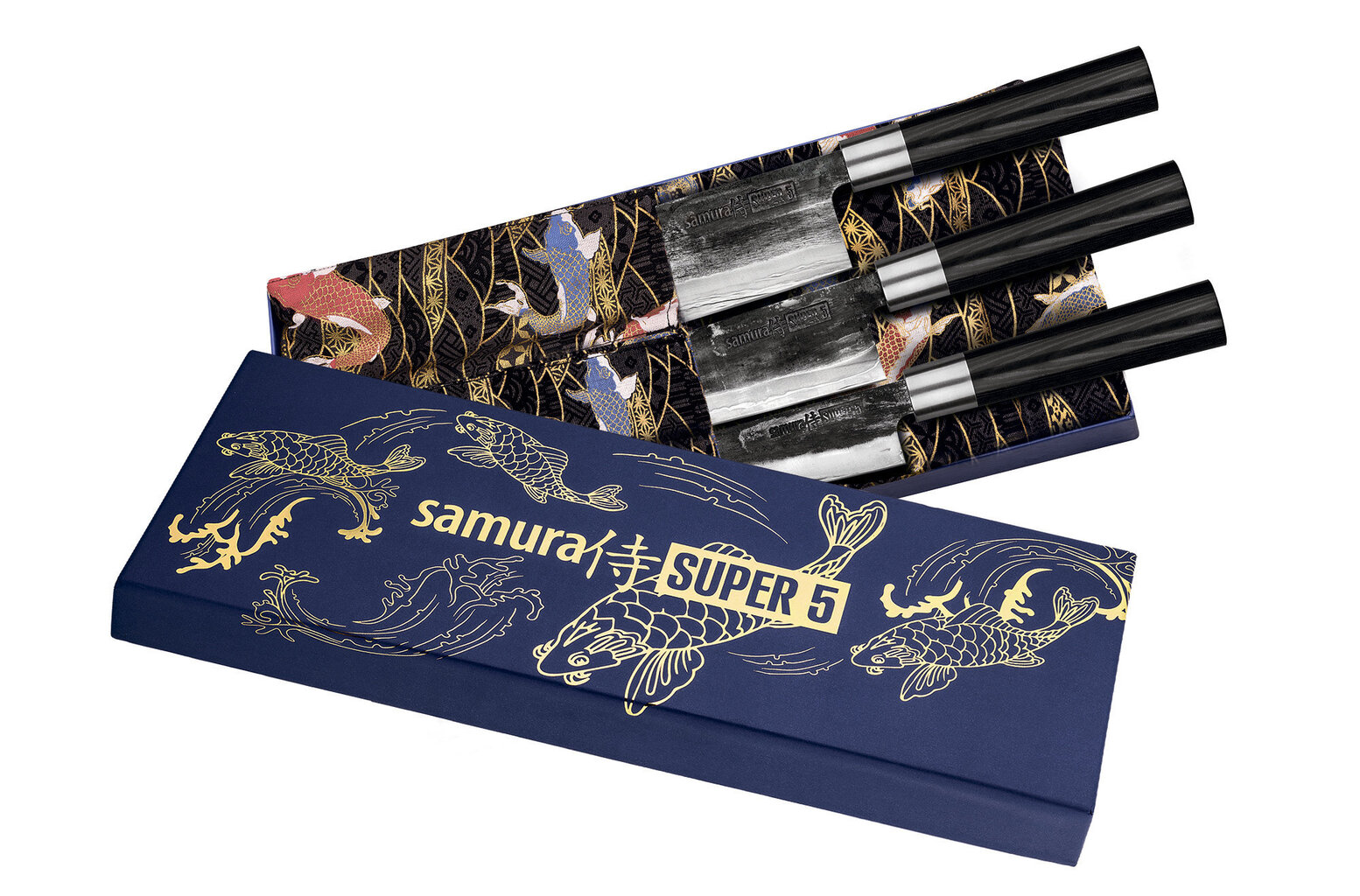 Samura Super 5 nažu komplekts, 3 gab. cena un informācija | Naži un to piederumi | 220.lv