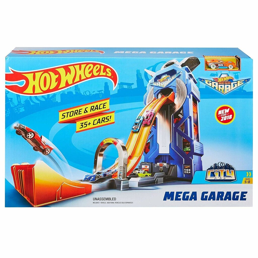 Komplekts "Mega garāža" Hot Wheels cena un informācija | Rotaļlietas zēniem | 220.lv