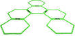 Koordinācijas trenažieris HMS SKR06, zaļš cena un informācija | Sporta trepes, bumbas reakcijas trenēšanai | 220.lv