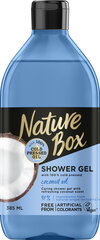 Dušas želeja ar kokosriekstu eļļu NATURE BOX Coconut 385 ml цена и информация | Масла, гели для душа | 220.lv