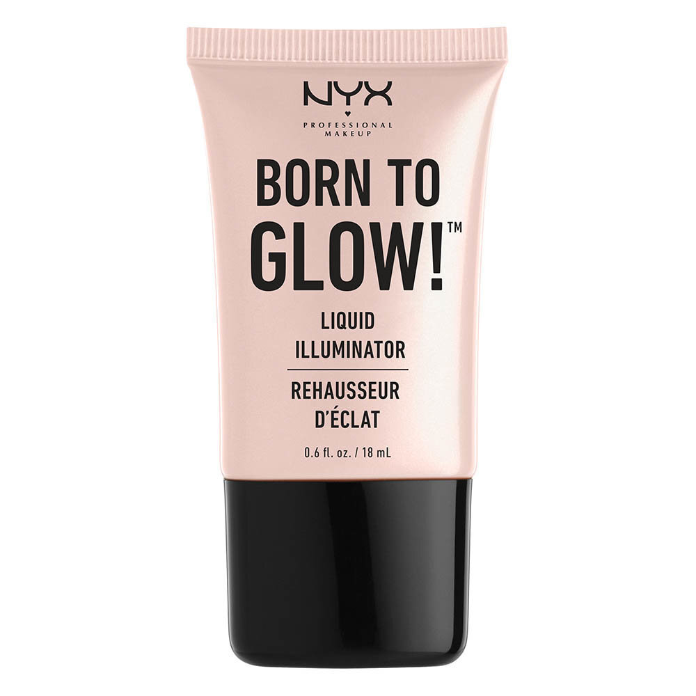 Šķidrs, mirdzumu sniedzošs līdzeklis NYX Born To Glow 18 ml cena un informācija | Grima bāzes, tonālie krēmi, pūderi | 220.lv