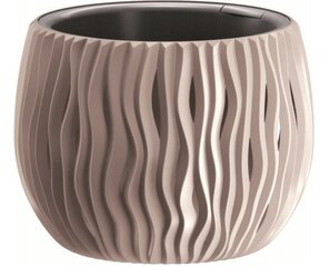 Пластиковый горшок Mocca DSK370-7529U Bowl Sandy, цвет светло-коричневый цена и информация | Вазоны | 220.lv