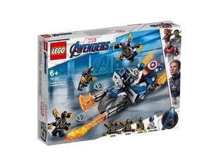 76123 LEGO® Marvel Avengers Movie 4 Капитан Америка: Атака Аутрайдеров цена и информация | Kонструкторы | 220.lv