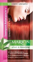 Krāsojošais matu šampūns Marion 40 ml, 93 Pomegranate cena un informācija | Matu krāsas | 220.lv