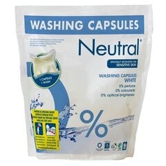 NEUTRAL veļas mazgāšanas kapsulas Active Clean, 22x35ml cena un informācija | Neutral Mājsaimniecības preces | 220.lv