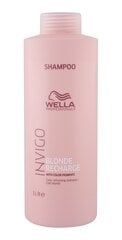 Šampūns gaišiem matiem Wella Professionals Invigo Blonde Recharge, 1000 ml cena un informācija | Wella Smaržas, kosmētika | 220.lv