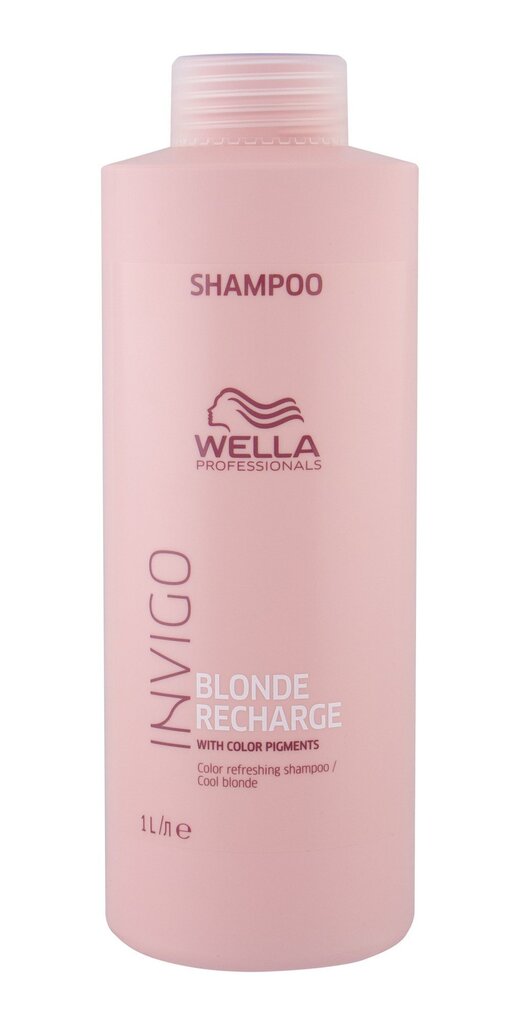 Šampūns gaišiem matiem Wella Professionals Invigo Blonde Recharge, 1000 ml cena un informācija | Šampūni | 220.lv