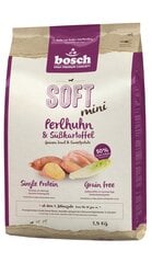 Bosch Pet Food Plus SOFT MINI Guinea Fowl & Sweetpotato 2,5кг цена и информация | Сухой корм для собак | 220.lv