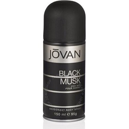 Izsmidzināmais dezodorants Jovan Black Musk vīriešiem 150 ml cena un informācija | Parfimēta vīriešu kosmētika | 220.lv