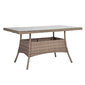Āra galds Toscana, 80x140 cm, brūns cena un informācija | Dārza galdi | 220.lv