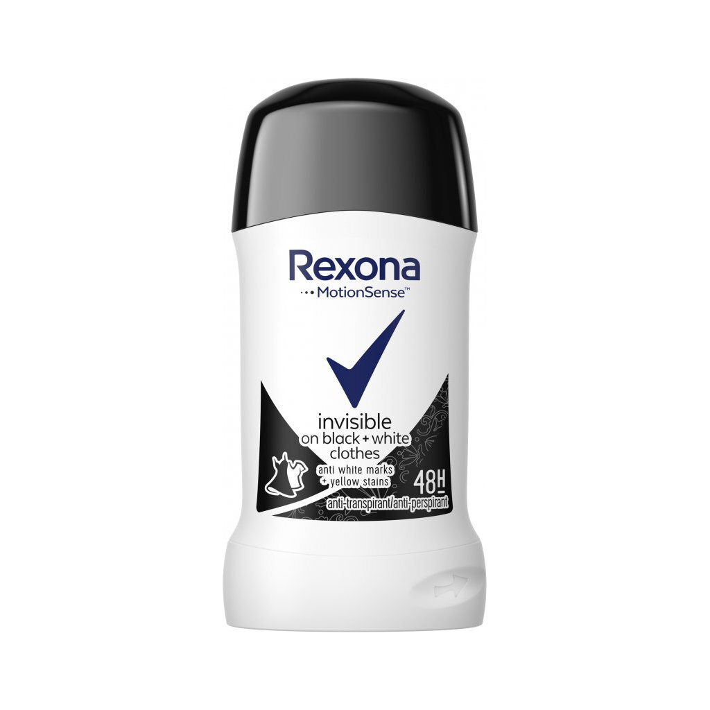 Zīmuļa dezodorants - antiperspirants Rexona Invisible on black + white clothes sievietēm 50 ml cena un informācija | Dezodoranti | 220.lv