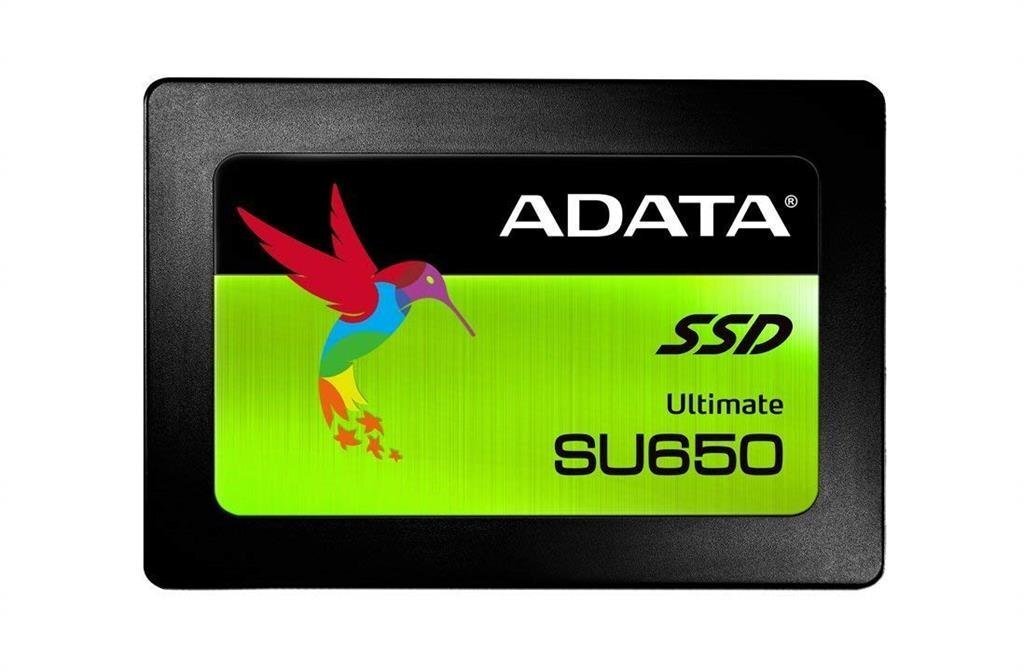 ADATA 480GB 2,5" SATA SSD Ultimate SU650 цена и информация | Iekšējie cietie diski (HDD, SSD, Hybrid) | 220.lv