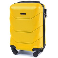 Маленький чемодан Wings Peacock S, желтый цена и информация | Чемоданы, дорожные сумки  | 220.lv