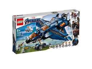 76126 LEGO® Super Heroes Varenā Atriebēju reaktīvā lidmašīna Quinjet cena un informācija | Konstruktori | 220.lv