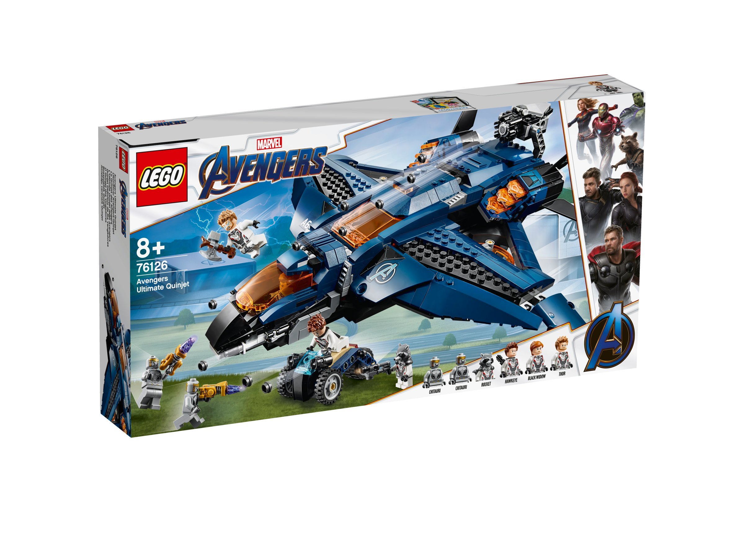 76126 LEGO® Marvel Avengers Movie 4 Модернизированный квинджет Мстителей  Quinjet цена | 220.lv