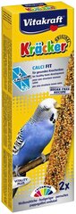 Viļņainu papagaiļu gardums ar kalciju Vitakraft Kracker, 2 gab. cena un informācija | Putnu barība | 220.lv