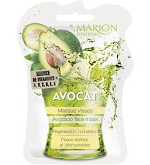 Маска для лица с авокадо для сухой, обезвоженной кожи Marion Avocado 7,5 мл цена и информация | Маски для лица, патчи для глаз | 220.lv