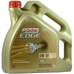 Castrol Edge Titanium FST 0W-30 dzinēja eļļa 4L cena un informācija | Castrol Auto preces | 220.lv