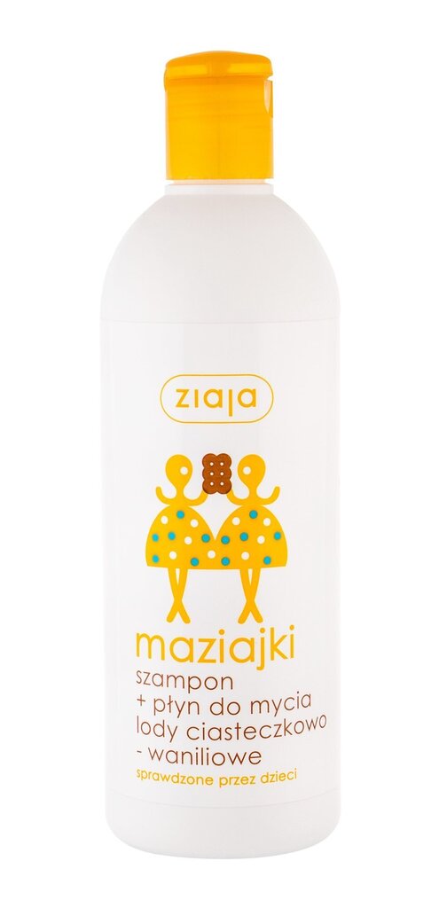 Cepumu un vaniļas aromāta dušas želeja - šampūns bērniem Ziaja Maziajki 400 ml cena un informācija | Bērnu kosmētika, līdzekļi jaunajām māmiņām | 220.lv