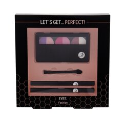 Komplekts Cosmetic 2K Fashion: acu ēnas Let´s Get Perfect 6.6 g + acu zīmuļi 0,2 g x 2 + otiņa цена и информация | Тушь, средства для роста ресниц, тени для век, карандаши для глаз | 220.lv