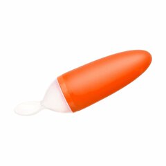 Silikona barošanas karote Boon Squirt B10124 89 ml, 4m+, Orange kaina ir informacija | Bērnu trauki, piena uzglabāšanas trauciņi un piederumi | 220.lv