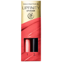 Lūpu krāsa Max Factor Lipfinity 4,2 g., 146 Just Bewitching цена и информация | Помады, бальзамы, блеск для губ | 220.lv