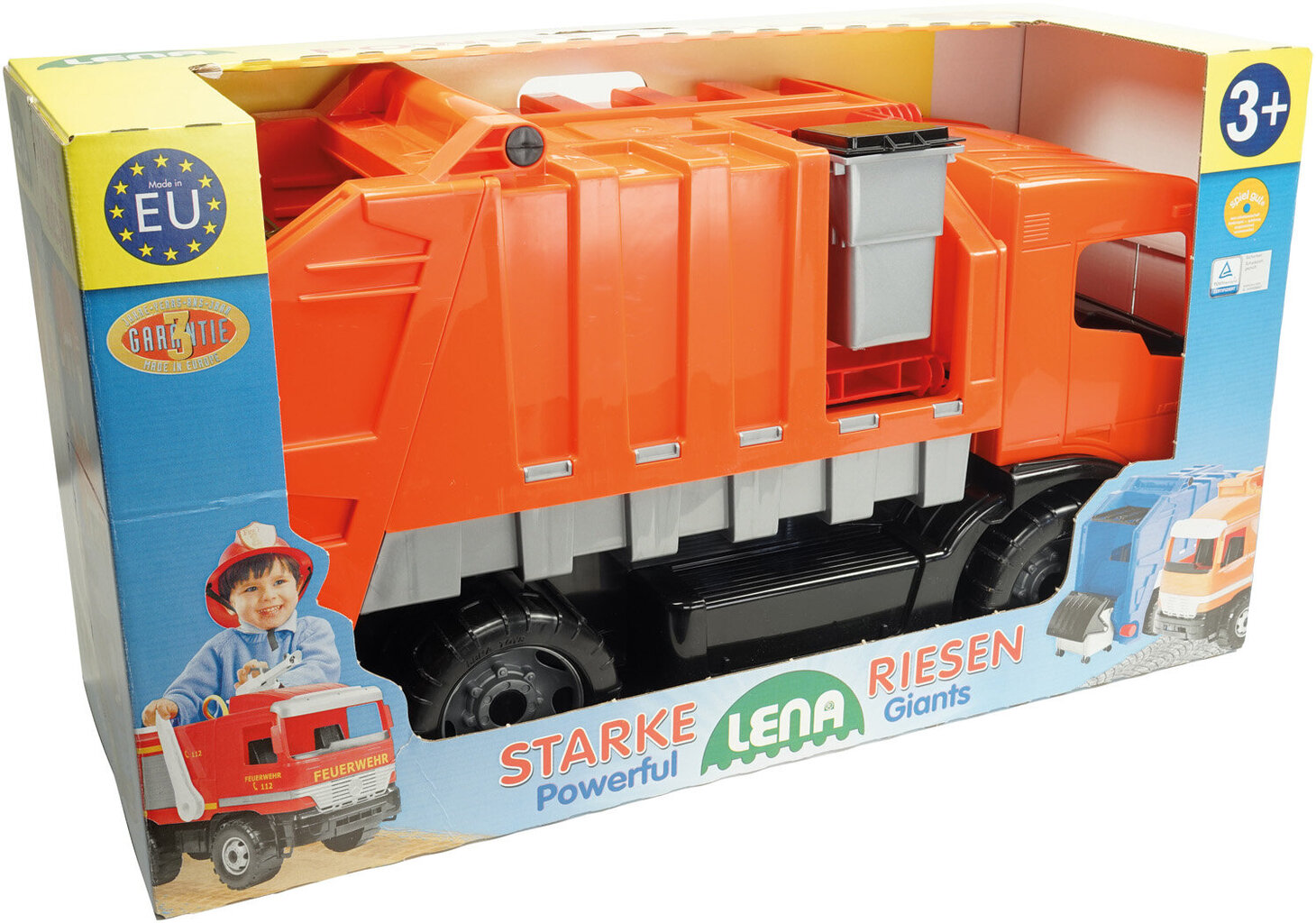 Atkritumu izvedējs LENA Giga Trucks, 64 cm цена и информация | Rotaļlietas zēniem | 220.lv