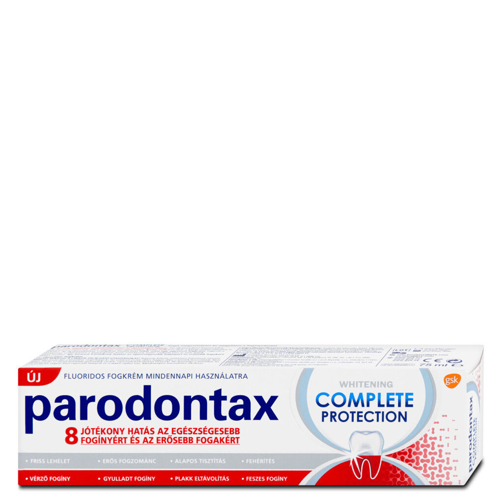 Zobu pasta Parodontax Complete Protect Whitening 75 ml cena un informācija | Zobu pastas, birstes | 220.lv