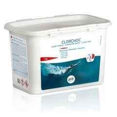 Hlora granulas Gre Shock chlorine, 1 kg cena un informācija | Baseina kopšanas līdzekļi | 220.lv