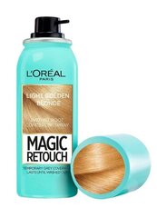 Izsmidzināms līdzeklis ataugušu matu sakņu tonēšanai L'Oreal Paris Magic Retouch Light Blonde 75 ml cena un informācija | Matu krāsas | 220.lv