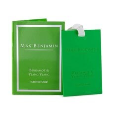Ароматическая карточка Max Benjamin Bergamot & Ylang Ylang цена и информация | Ароматы для дома | 220.lv