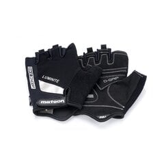 Велосипедные перчатки Meteor Gel GX32, черные цена и информация | Велосипедные перчатки | 220.lv